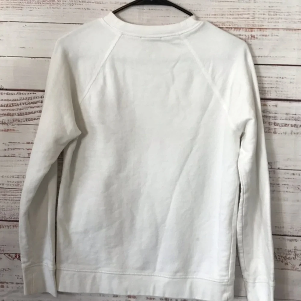 J.Crew Amour‎ white crewneck size small popover sweater